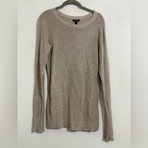 Express Taupe Knit Sweater